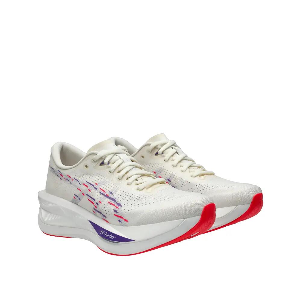 Asics Sonicblast Laufschuhe Crème/Bleu dégradé 5/6