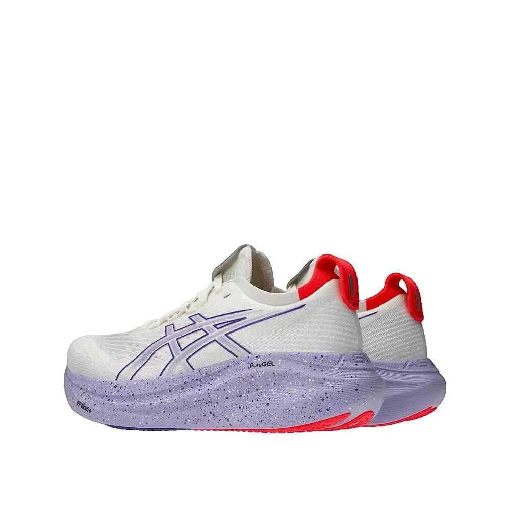 Sapatos de corrida ASICS Gel-Nimbus 27 Tokyo Crème/Edo Purple 2/3