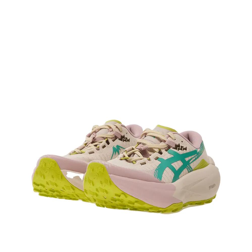 Zapatillas de trail ASICS Trabuco Max 5 Beige/Aurora Green 5/7
