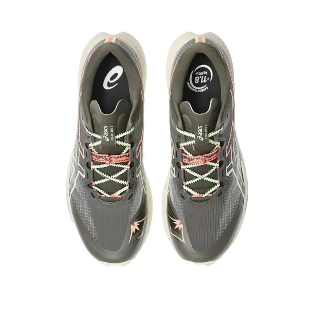Herren - Trail - Schuhe - leicht, atmungsaktiv, Fuji LITE 7 - khaki/rose fluo 4/5