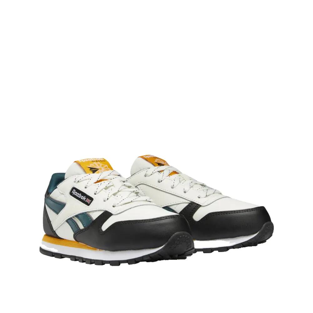 Zapatillas Reebok Classic Leather Blanco/Negro/Oro 3/8