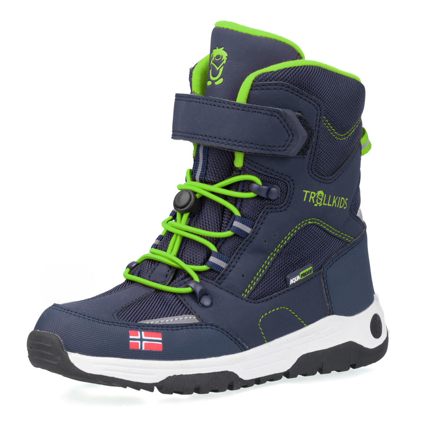 Children's Lofoten XT winter boots navy blue / viper green