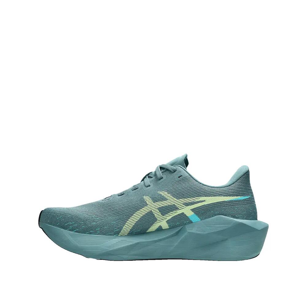 Laufschuhe ASICS Novablast 6 Foggy Teal/Illuminate Yellow 8/8