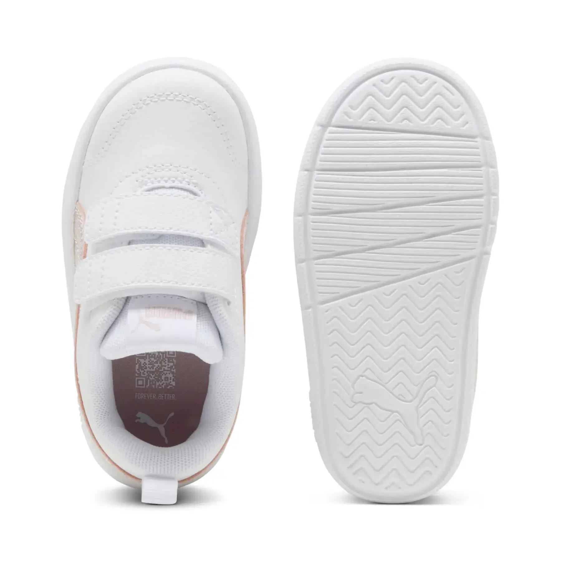 Baby Trainers Puma Courtflex v3 Glitz 6/6
