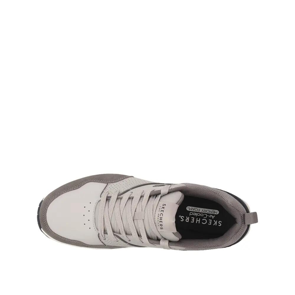 Skechers Homem 183020 GRY Sapato de Atacadores Plástico (Sintético) cinzento 4/5