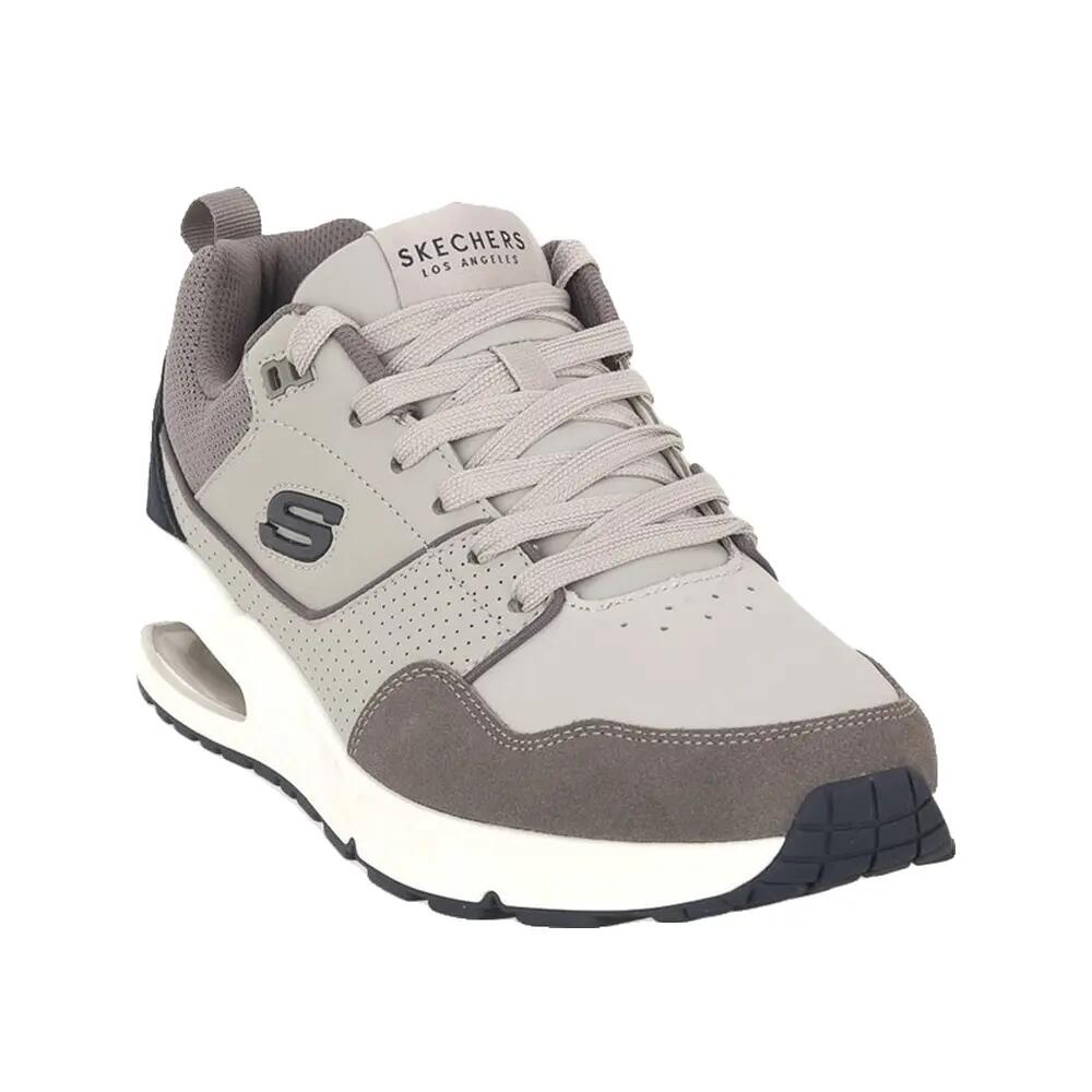 Skechers Homem 183020 GRY Sapato de Atacadores Plástico (Sintético) cinzento 2/5