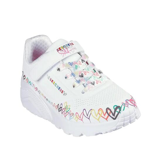 Scarpe da bambino Skechers bianche