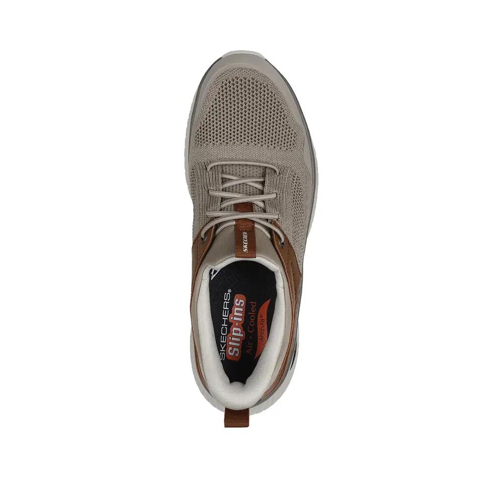 Zapatillas Skechers Arch Fit Crosser Taupe 5/5