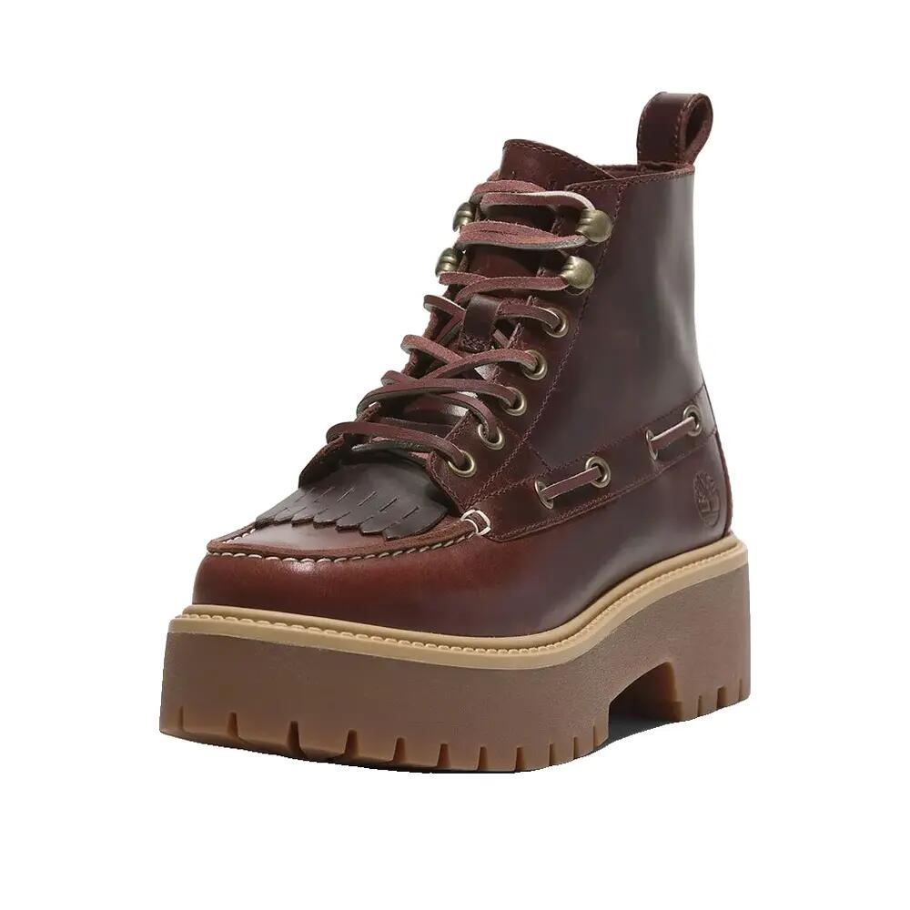 Timberland Stone Street Mid Lace Boots Burgundy 9/9