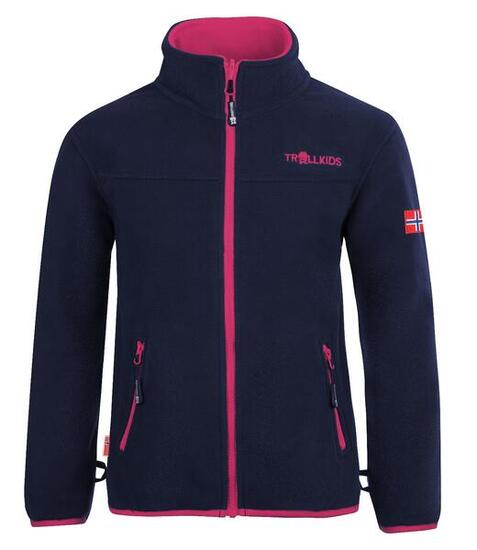 Veste polaire enfant Oppdal XT bleu marine / magenta