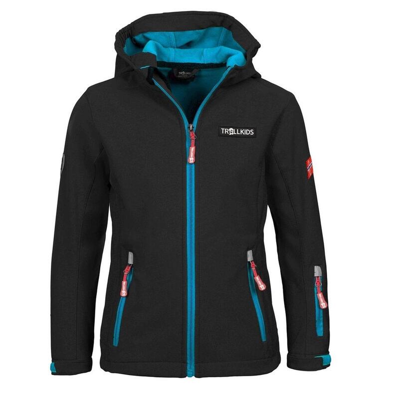 Veste Softshell Oslofjord pour enfants Imperméable et coupe-vent Bleu moyen