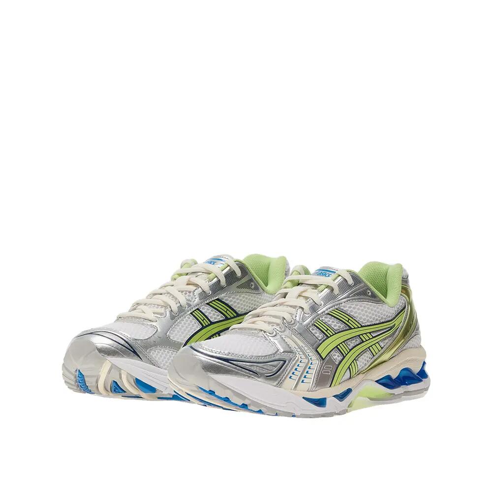 Chaussures de course ASICS Gel-Kayano 14 Blanc/Vert lime 5/6