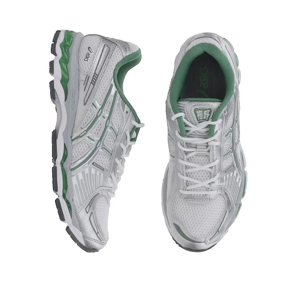 Hardloopschoenen ASICS Gel-Kayano 12.1 Zilver/Groen 3/3