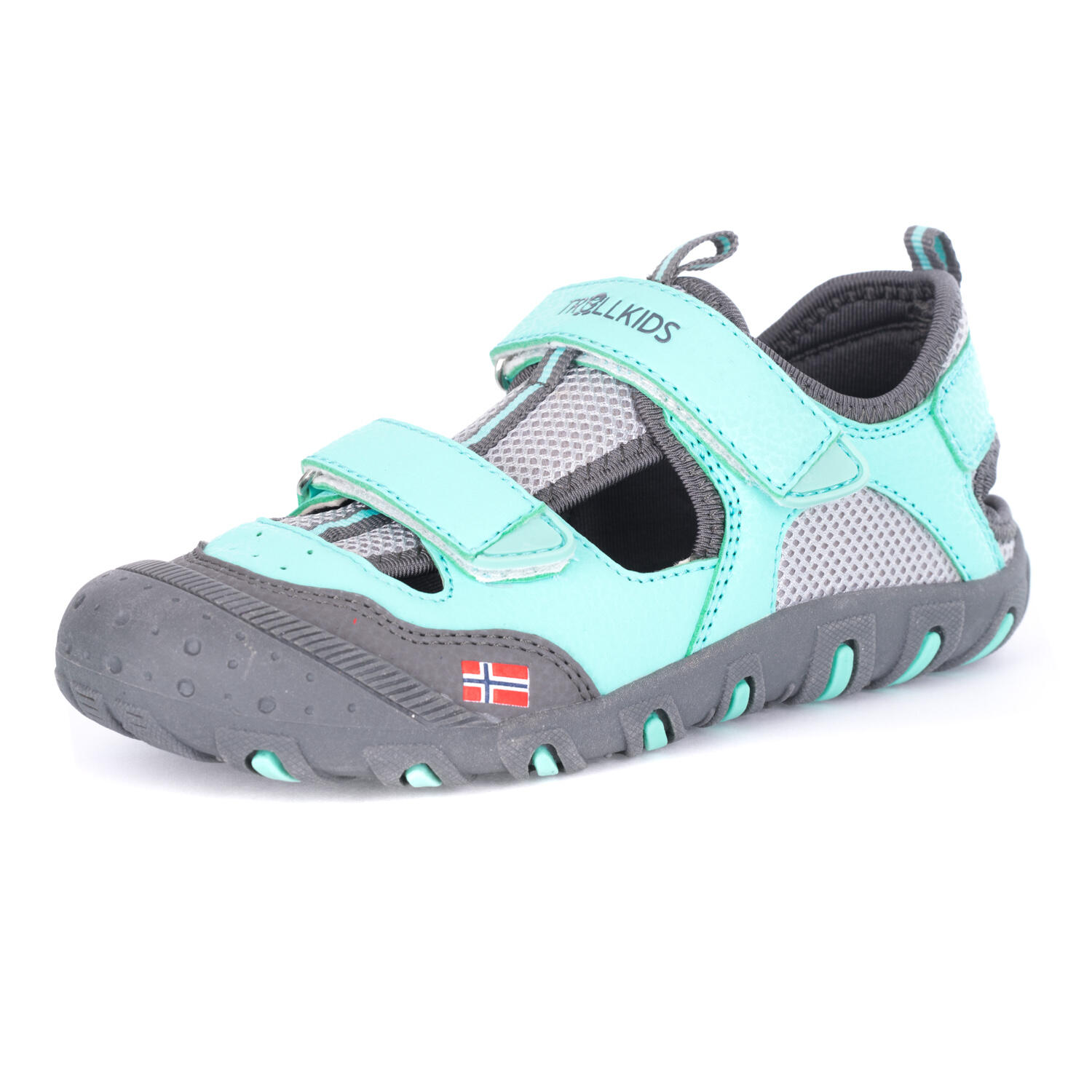 Sandalo per bambini Lillesand menta / blu navy