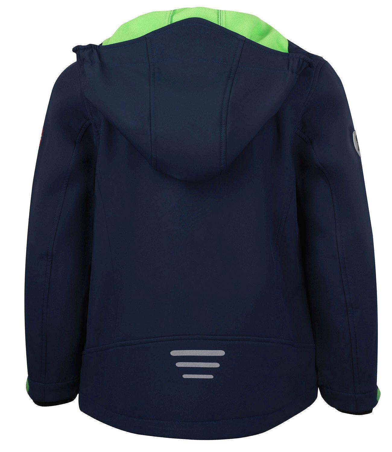 Enfants Trollfjord Veste Bleu marine/vert clair 2/3
