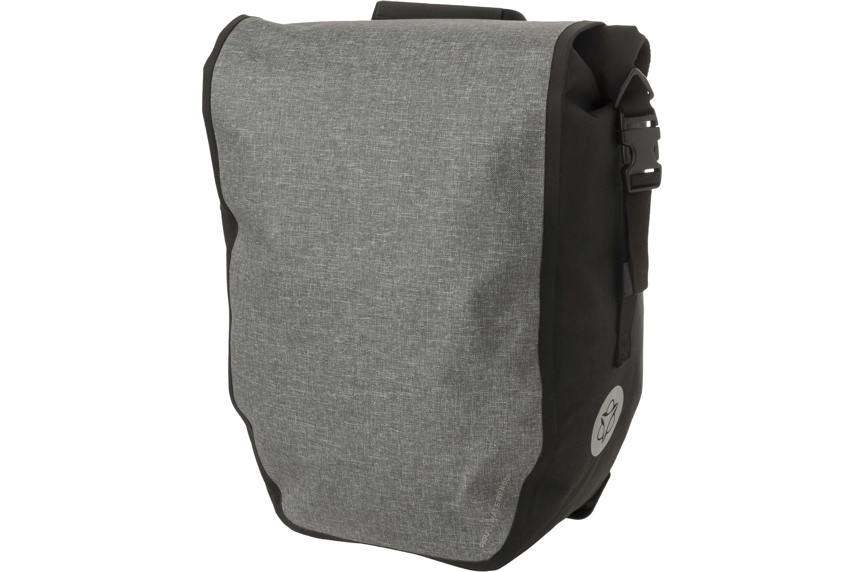 Sacoche de vélo unique Shelter Large imperméable gris 1/7