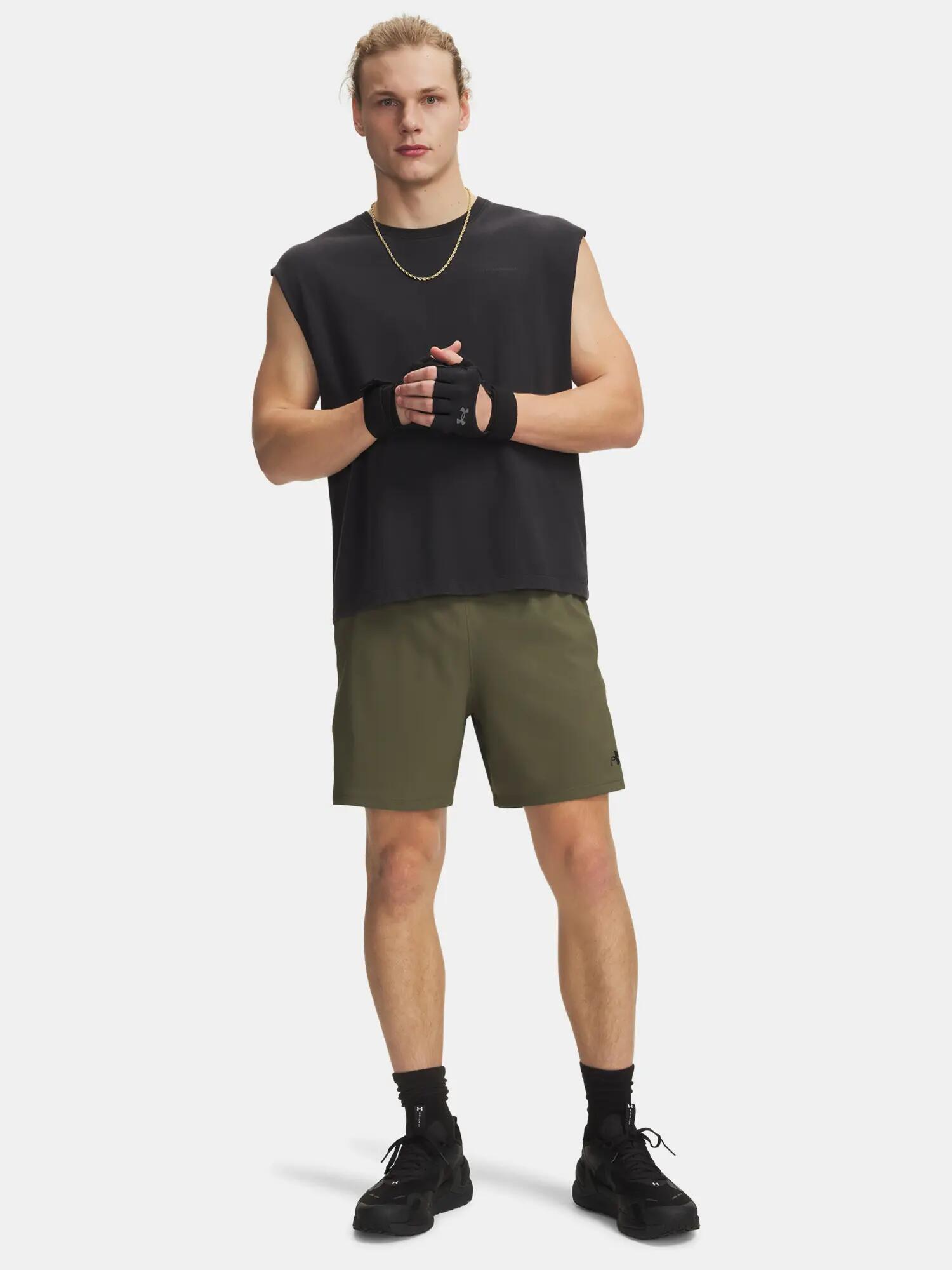 Pantaloncini Uomo Under Armour Vanish Verde Marino OD 4/5
