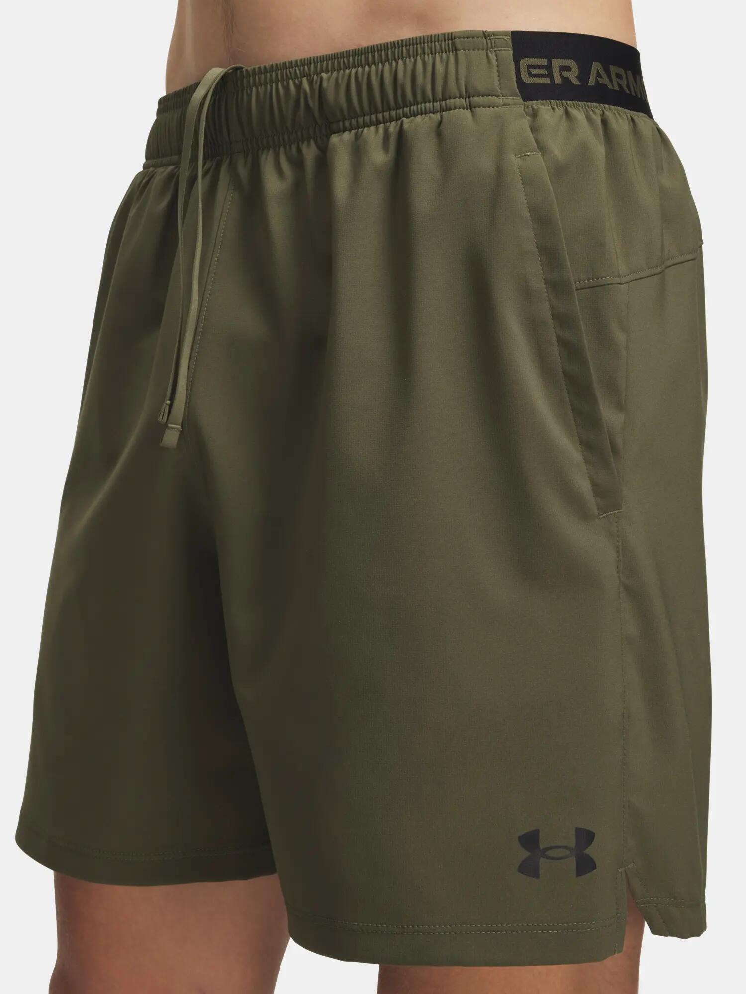 Pantaloncini Uomo Under Armour Vanish Verde Marino OD 3/5