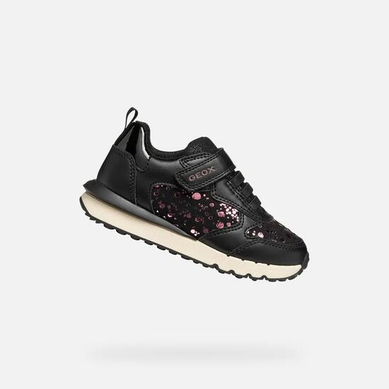 Baskets Fille FASTICS GIRL Noir/Violet