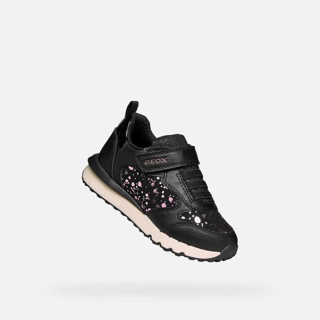 Baskets Fille FASTICS GIRL Noir/Violet 6/7