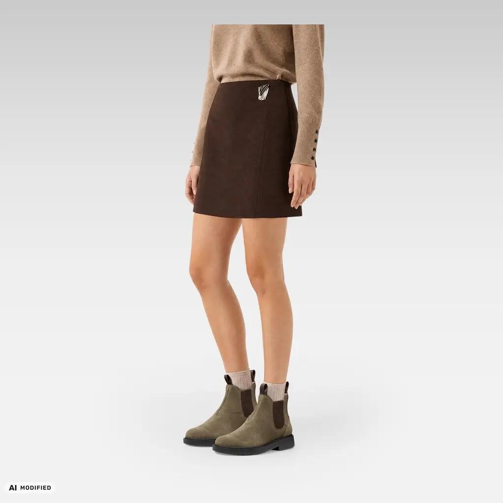 Leren Suède Instappers Dames Geox Spherica EC1 B 3/7