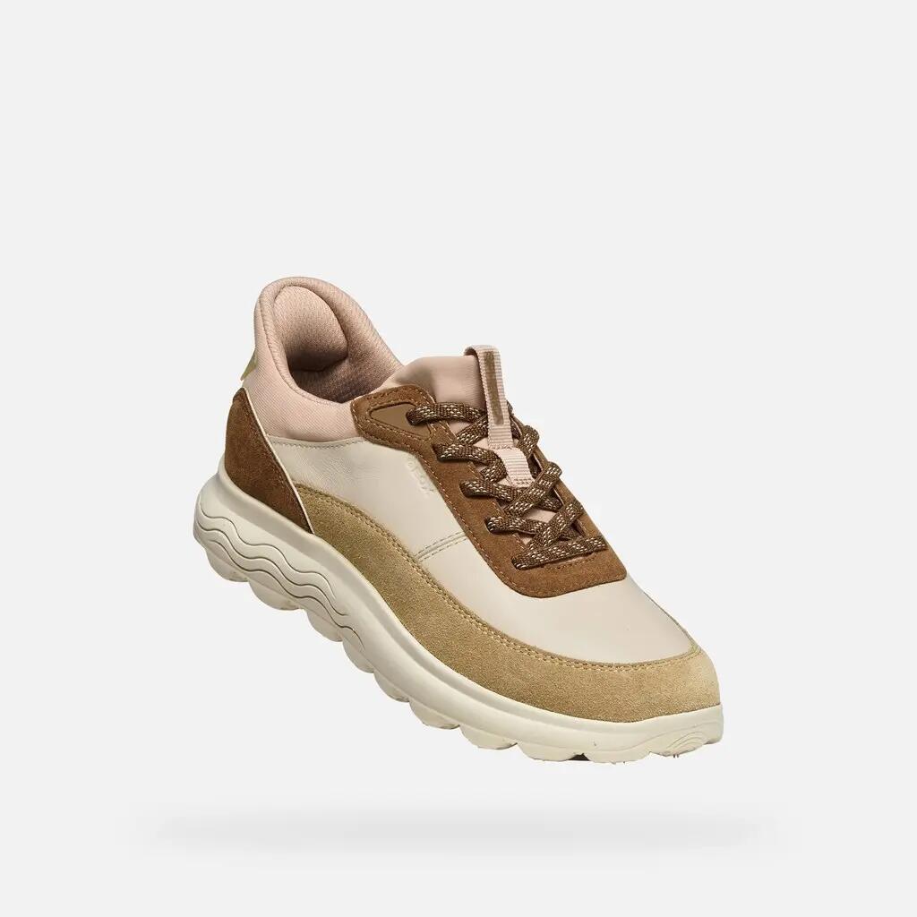 Baskets Geox D SPHERICA PLUS Beige 6/7