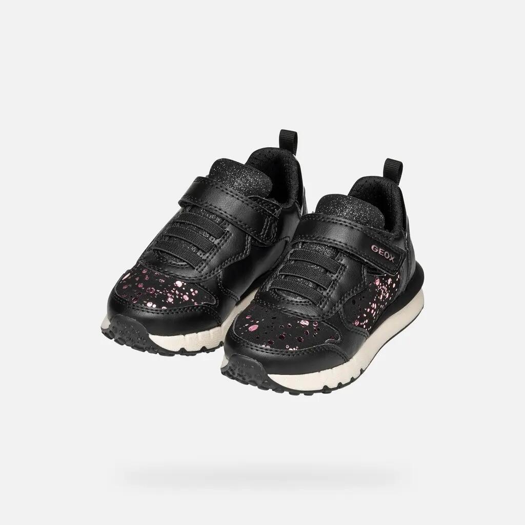 Baskets Fille FASTICS GIRL Noir/Violet 3/7