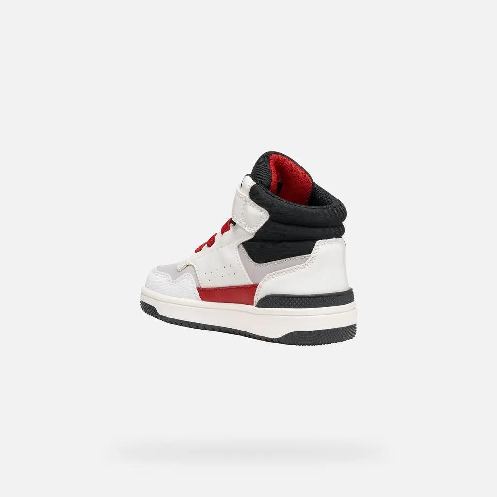 Baskets Garçon J WASHIBA BOY Blanc/Rouge 4/7