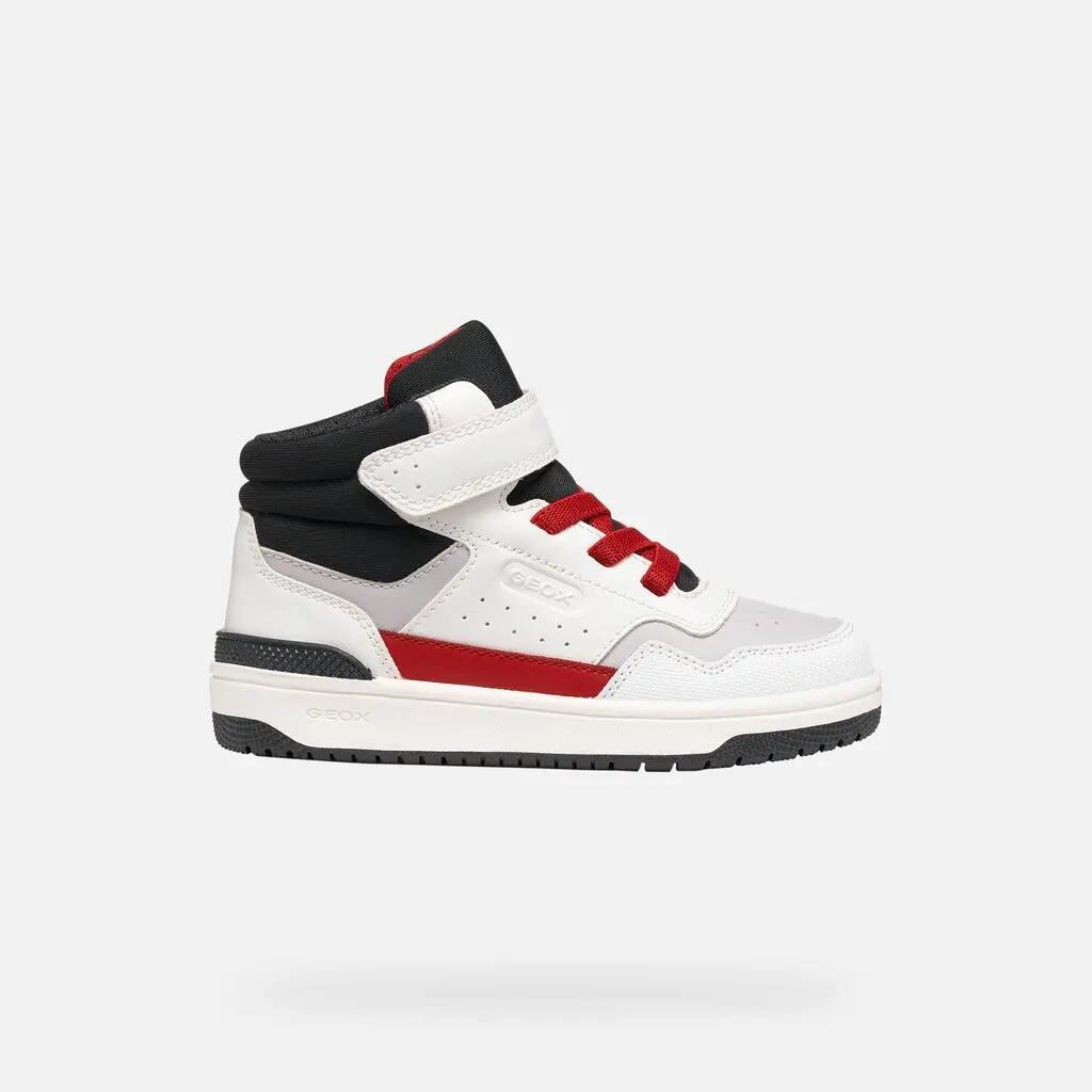 Baskets Garçon J WASHIBA BOY Blanc/Rouge 2/7