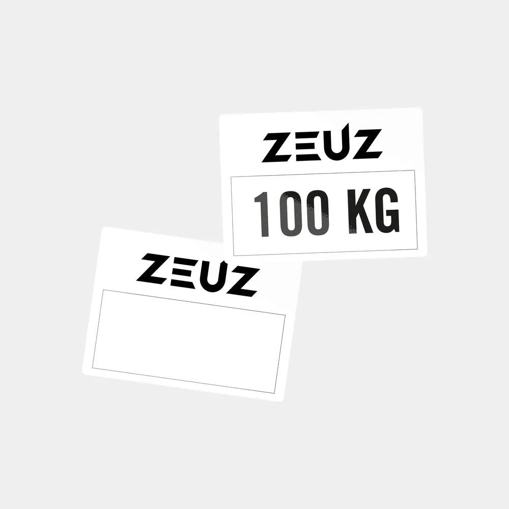 ZEUZ Strongman Sandsack – Sandsack für Functional Fitness – 100 kg – Weiß 3/7