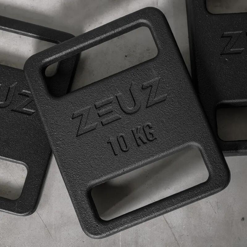 Placa de peso de aço ZEUZ de 10 kg para mochila de caminhada 2/7