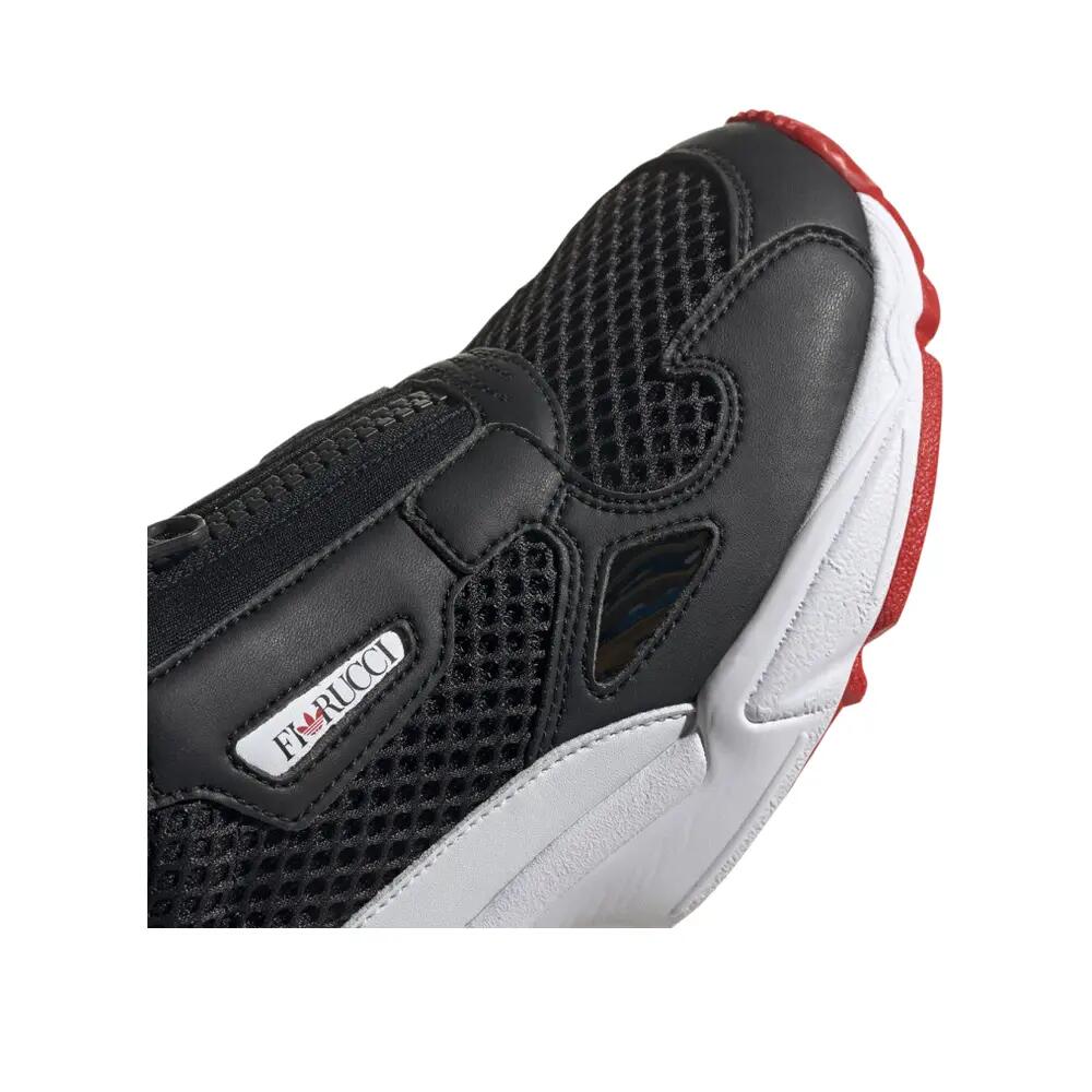 Chaussures adidas Falcon Zip Femme Noir/Blanc/Rouge 8/8