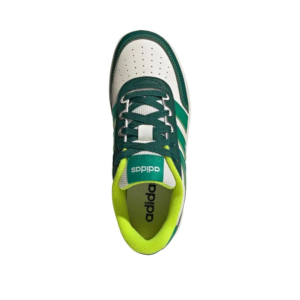 adidas Breakbase J Shoes White/Green 6/9