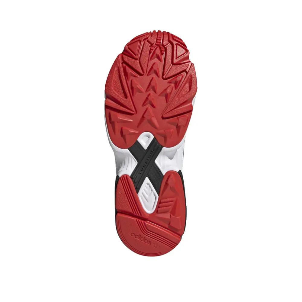 Chaussures adidas Falcon Zip Femme Noir/Blanc/Rouge 6/8