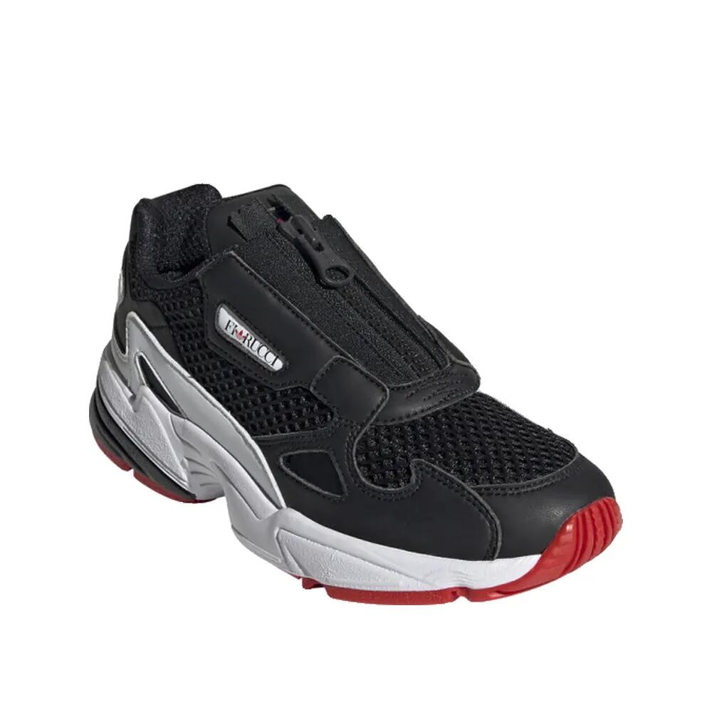 Chaussures adidas Falcon Zip Femme Noir/Blanc/Rouge 2/8