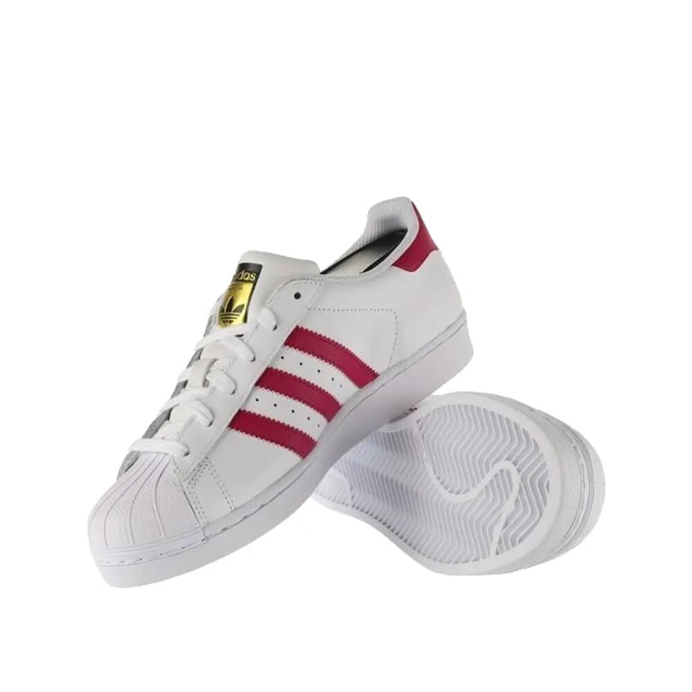 Chaussures Adidas Superstar Foundation Blanc/Rose 6/7