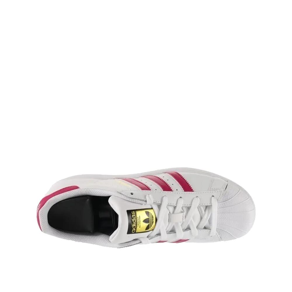 Chaussures Adidas Superstar Foundation Blanc/Rose 4/7