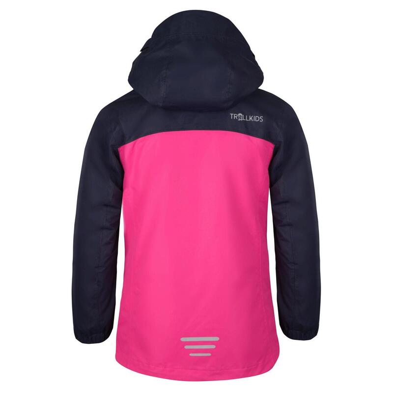 Veste 3 en 1 Bryggen pour filles Bleu marine / Magenta