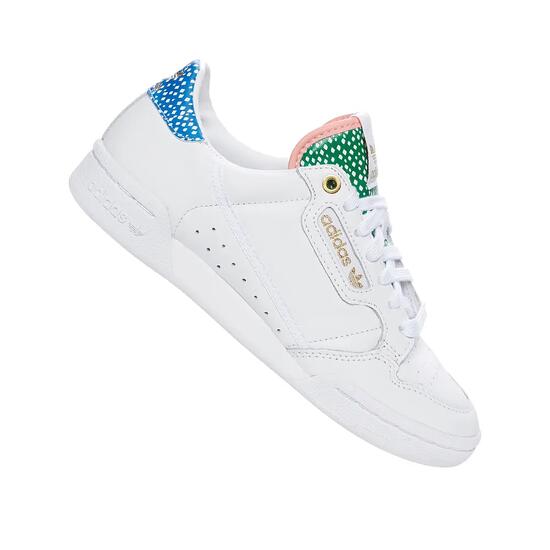 Chaussures adidas Continental 80 Blanc/Or Métallique/Rose Fluo
