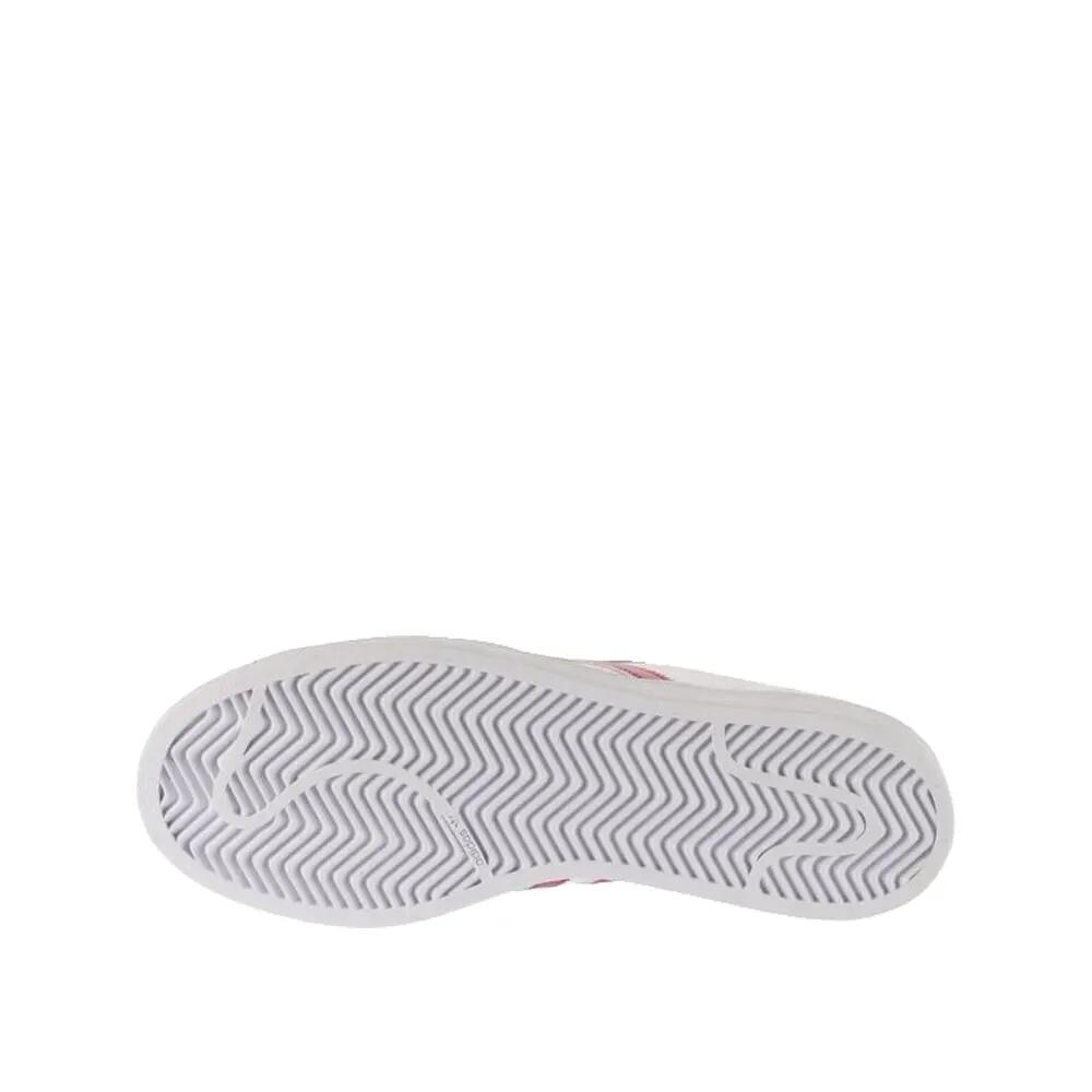 Chaussures Adidas Superstar Foundation Blanc/Rose 2/7