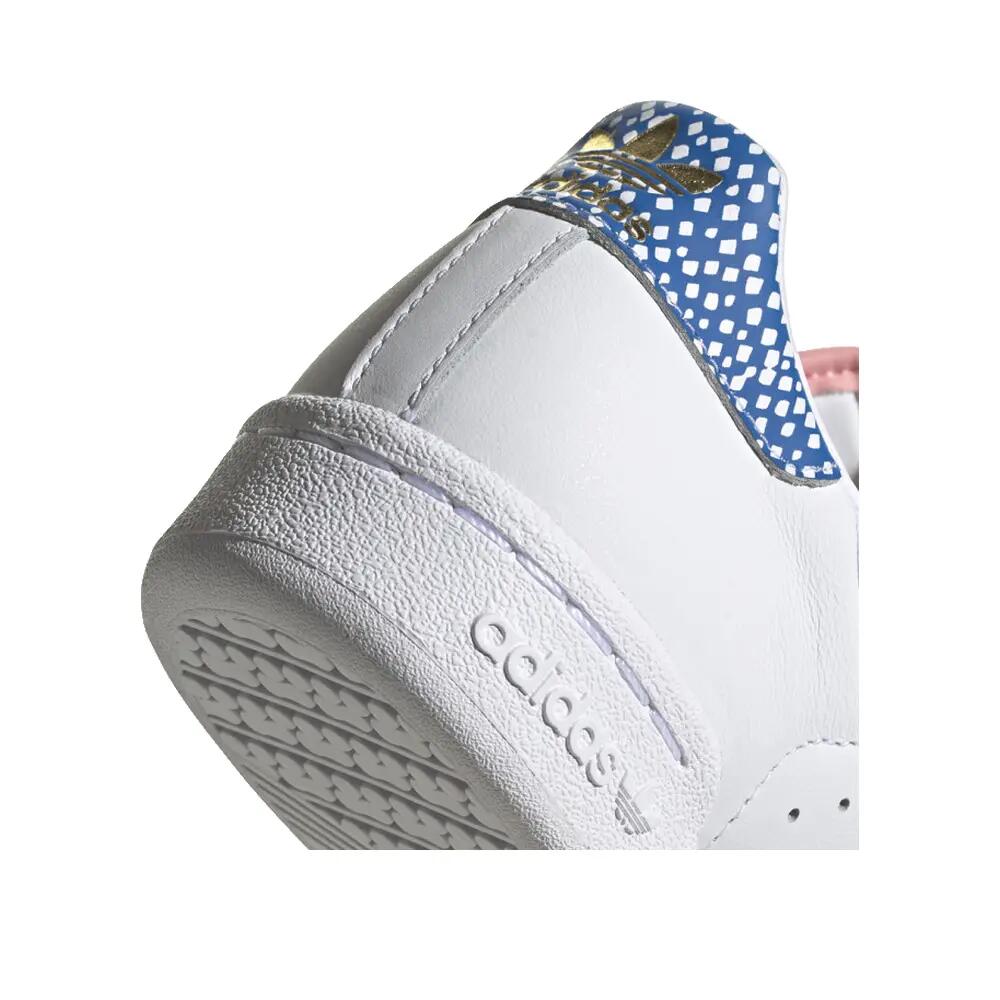 Chaussures adidas Continental 80 Blanc/Or Métallique/Rose Fluo 7/8