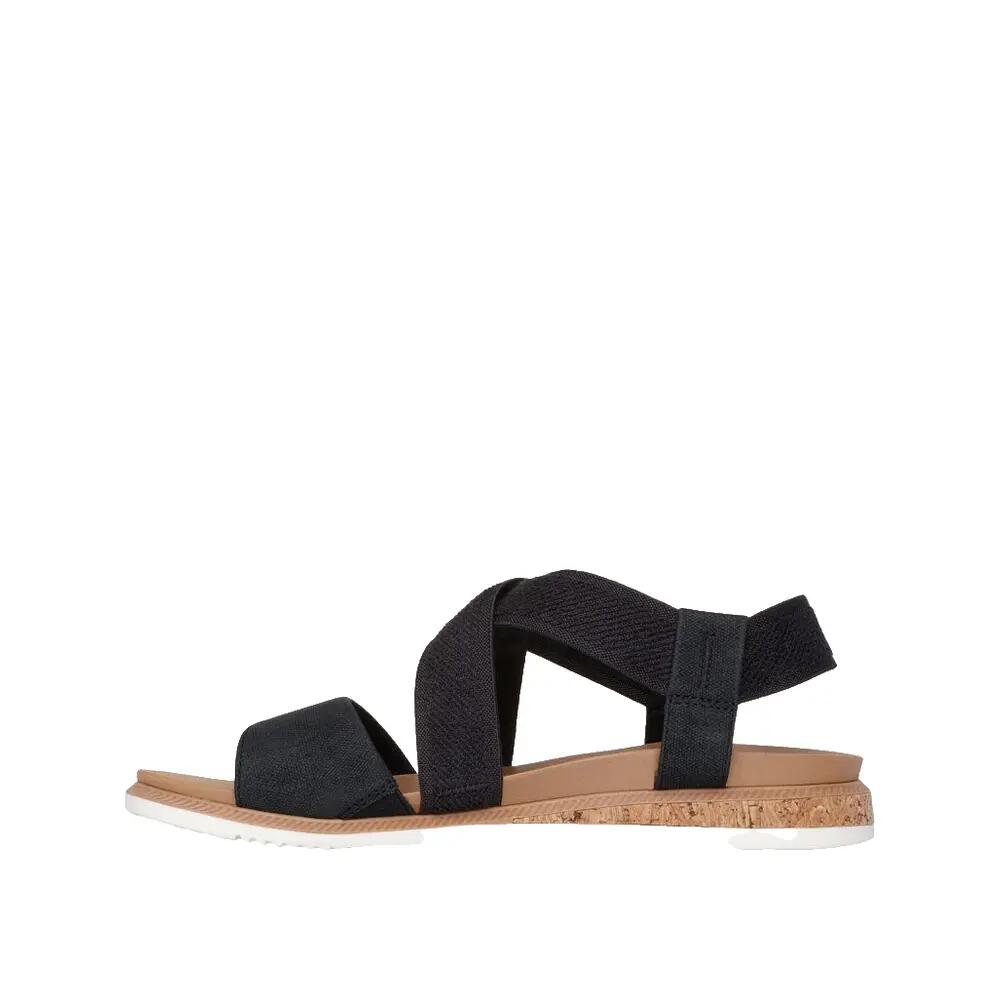 Sandalias Planas Mujer Skechers  Negro 6/6