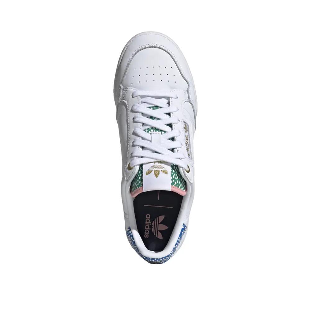 Chaussures adidas Continental 80 Blanc/Or Métallique/Rose Fluo 5/8