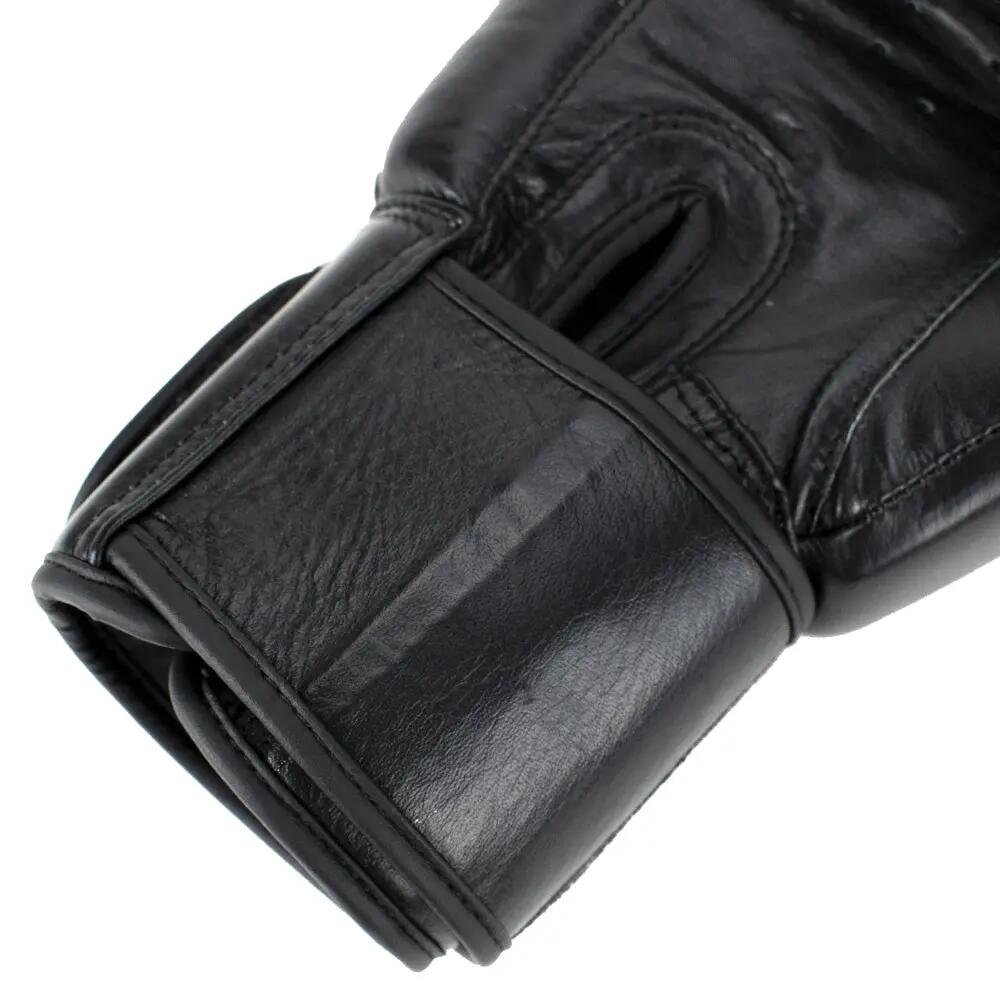 Gants de boxe en cuir - Warrior SE - Noir/Blanc 4/6