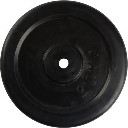 Disque de poids en caoutchouc - Poids de poids - 30 mm - 1,25 kg