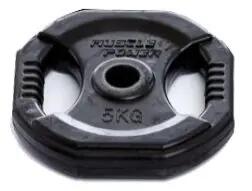Aerobic-Hantelscheibe - 30 mm - 5 kg - Schwarz - Pro Stück