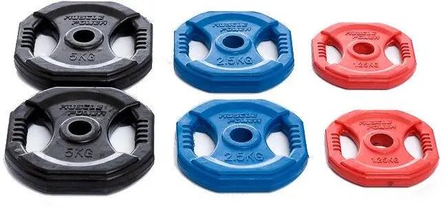 Disco pesi per aerobica - 30 mm - 2,5 kg - Blu - Per pezzo 2/2