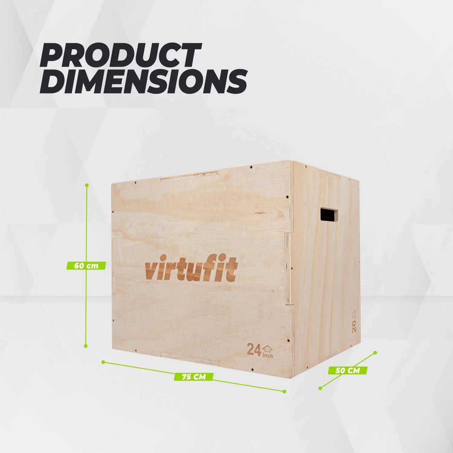 Drewniany Plyo Box 3-w-1 - Duży - 50 x 60 x 75 cm 5/7