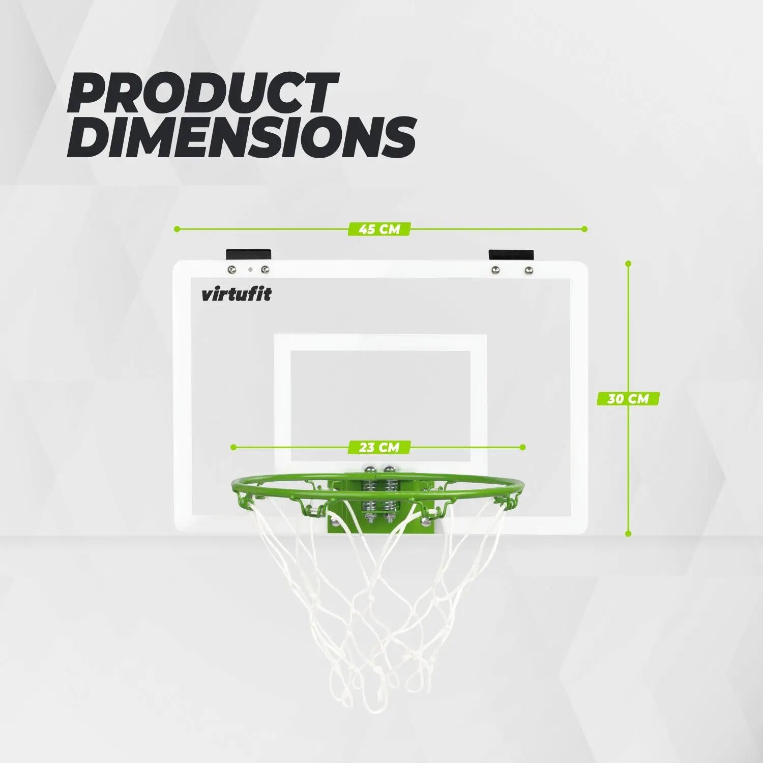 Planche de basket-ball – Mini planche de basket Pro avec 2 balles et pompe – Bri 4/7