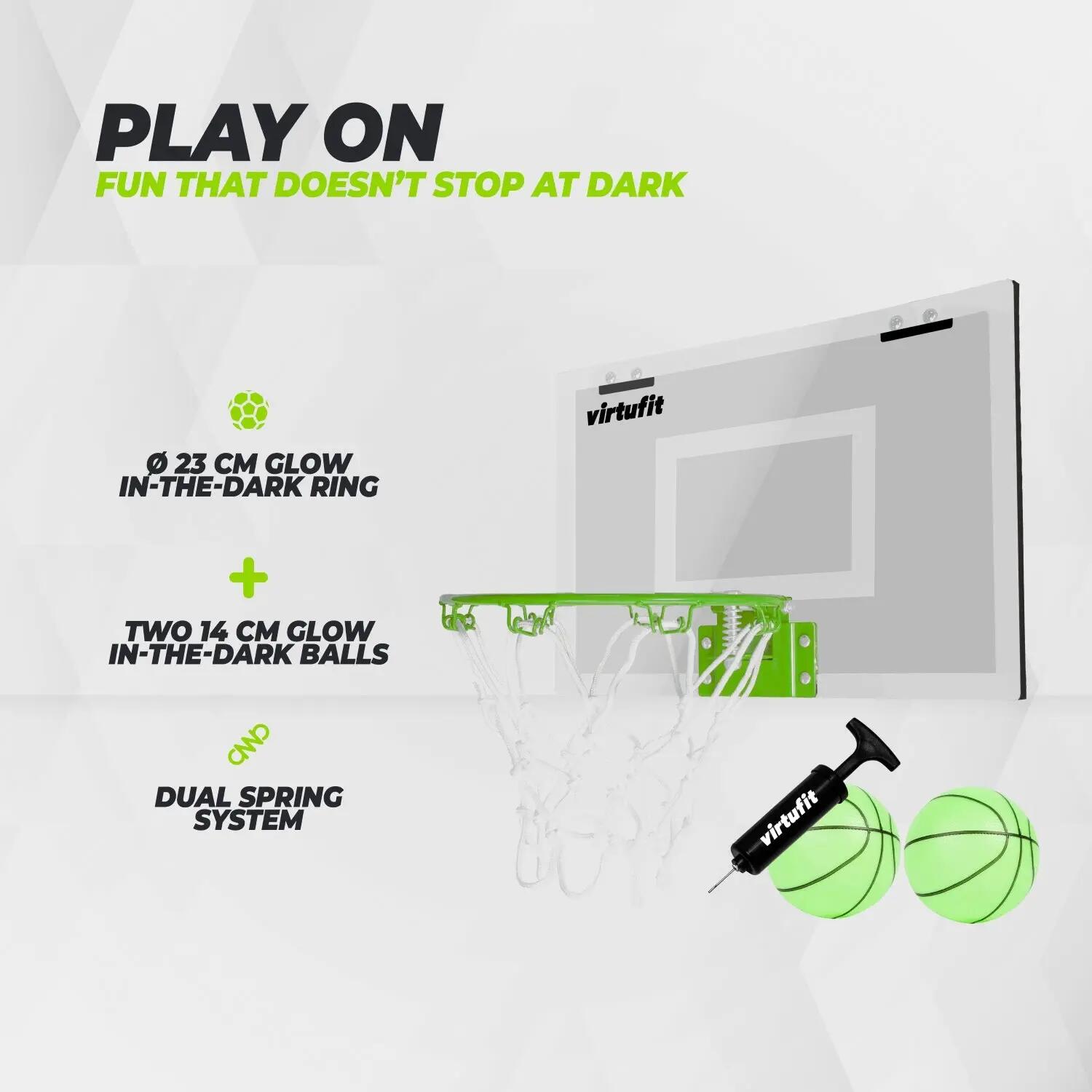 Planche de basket-ball – Mini planche de basket Pro avec 2 balles et pompe – Bri 3/7